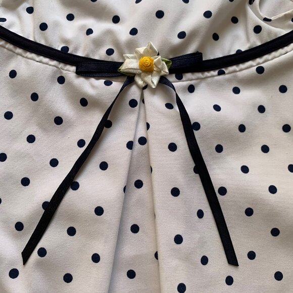 Jodee Fashions Navy Blue & Polka Dot Dress – Size 24 Months (New with Tags) - Picture 12 of 12